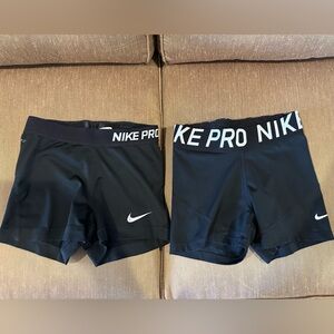 Nike Pros Black Shorts